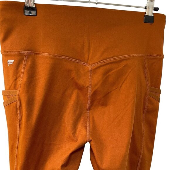 Fabletics Motion 365 Leggings Side Mesh Pockets Size Medium Color Teak Athletic - Picture 6 of 7